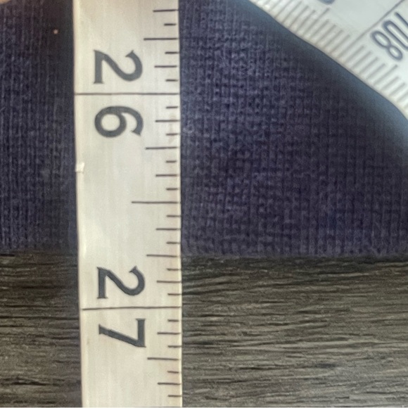 Cuffy's Of Cape Cod Navy 1/4 Zip Pullover Sweater Men's Size Medium Nautical - Picture 7 of 9